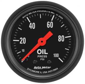 Z-Series™ Mechanical Oil Pressure Gauge